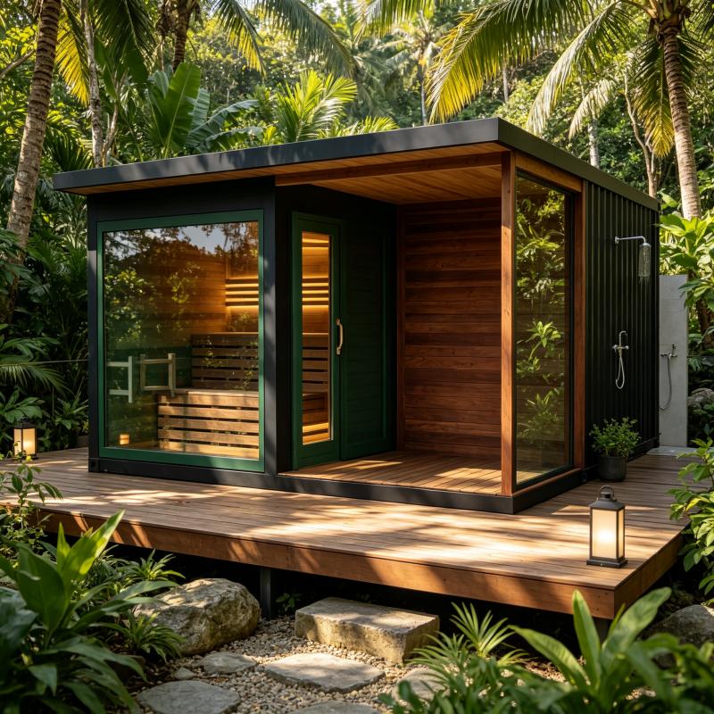 Spa Wellness Luxury - Lüks Ahşap Sauna Odası Özel Ölçülerde