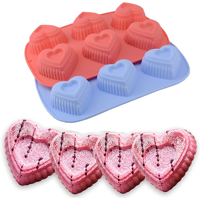 Bath Bomb Mold - Düğün Gelin Duş için Kalp Kalıpları