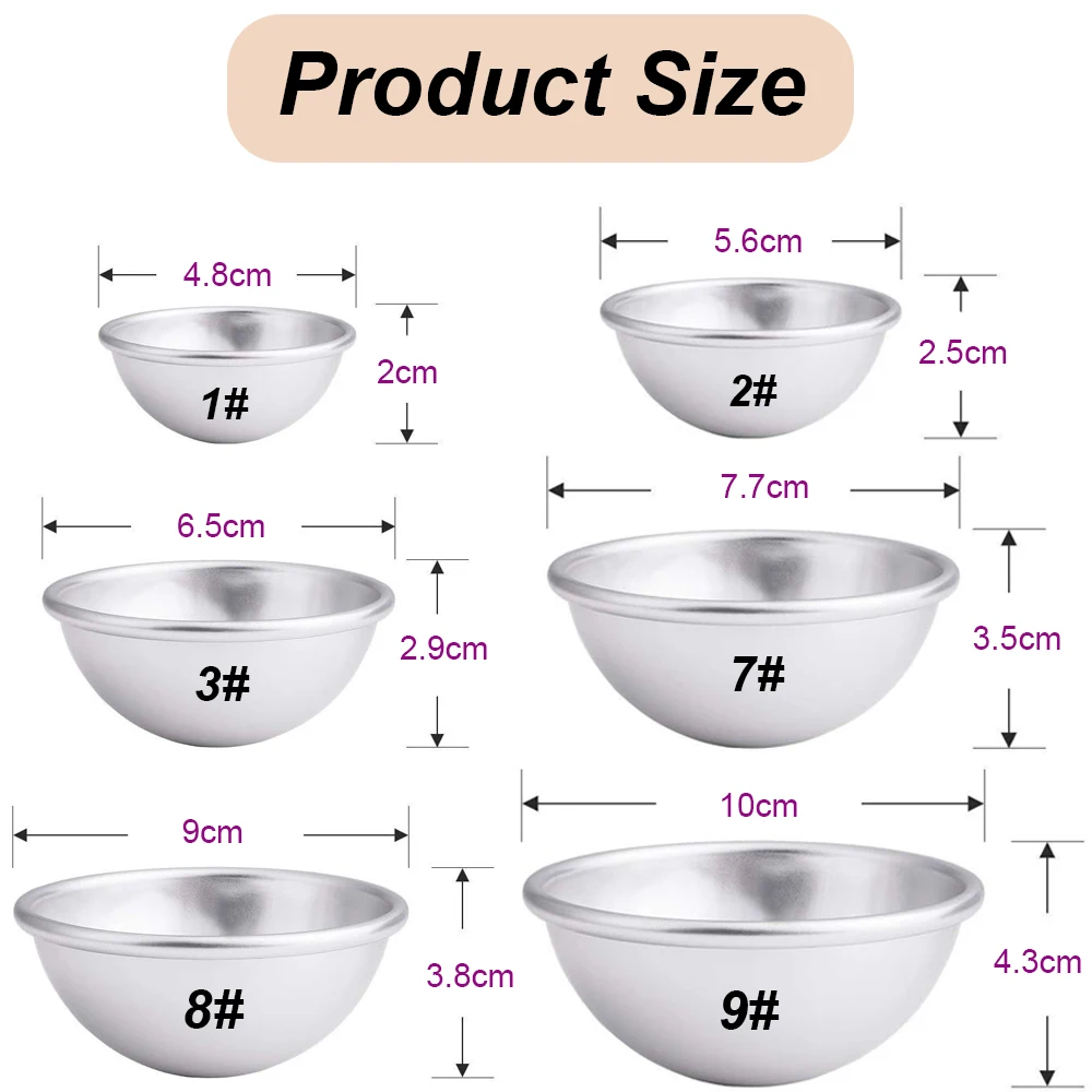 4 adet/set Yarım Daire Şeklind - Bath Bomb Mold incelemesi ve fiyatı