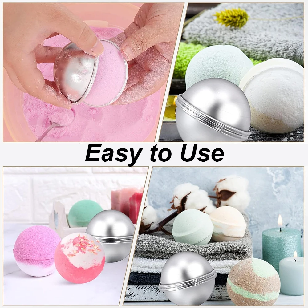4 adet/set Yarım Daire Şeklind - Bath Bomb Mold incelemesi ve fiyatı